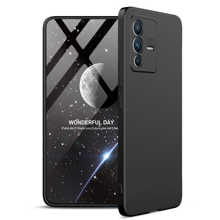 For vivo V23 5G GKK Three Stage Splicing PC Phone Case in Black