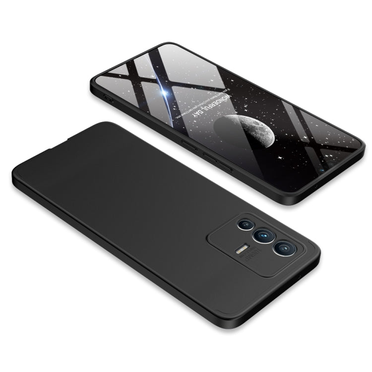 For vivo V23 5G GKK Three Stage Splicing PC Phone Case in Black