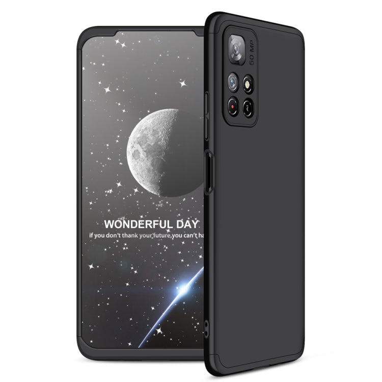 GKK Three Stage Splicing PC Phone Case for Xiaomi Poco M4 Pro / Redmi Note 11 CN Version (Black)