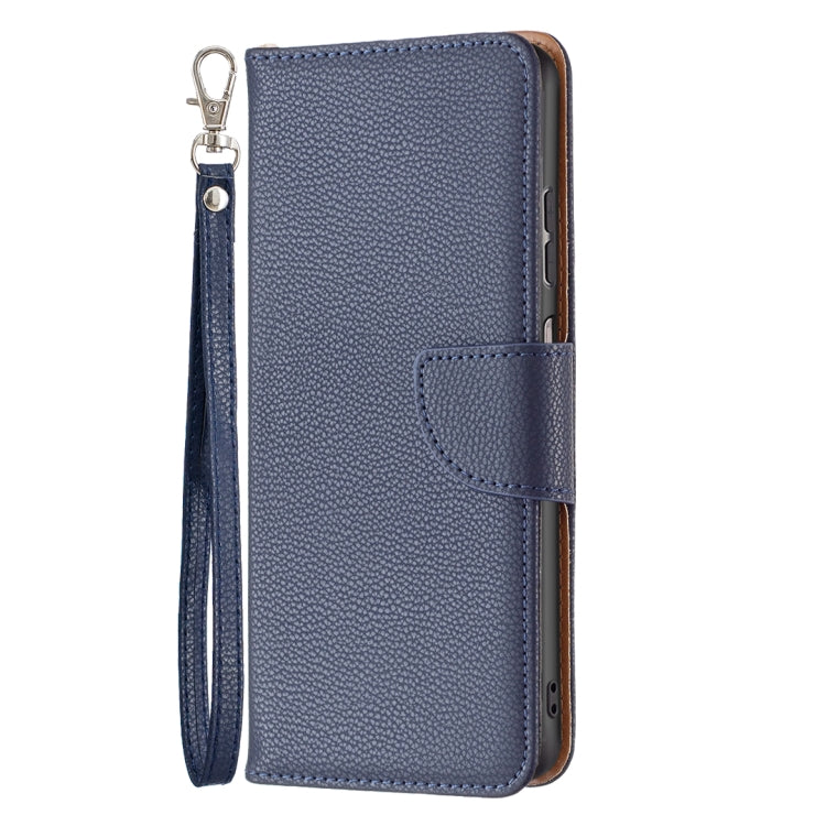 Litchi Texture Leather Phone Case for Samsung Galaxy A23 5G (Dark Blue)