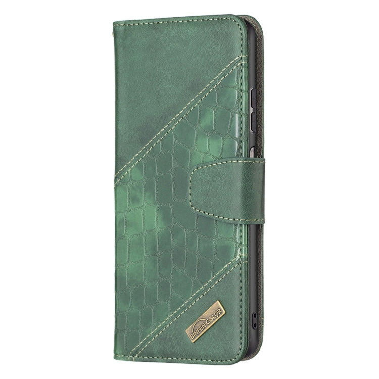 Luxurious Green Crocodile Texture Leather Phone Case for Samsung Galaxy A23 5G