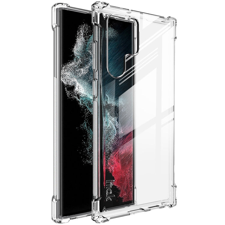 Transparent imak TPU Phone Case with Screen Protector for Samsung Galaxy S22 Ultra 5G
