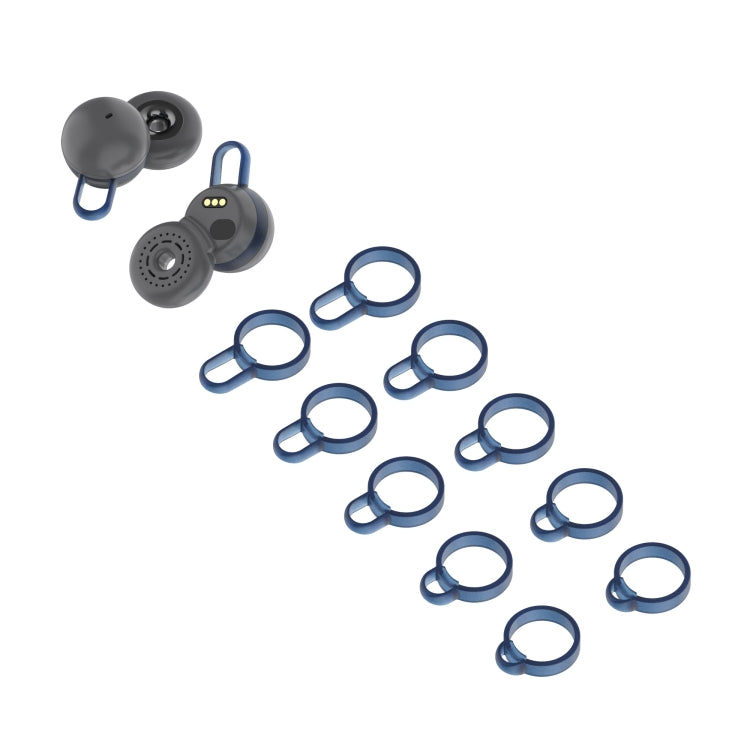Navy Blue Non-Slip Silicone Earphone Ferrule Set for Sony LinkBuds (5 Pairs)