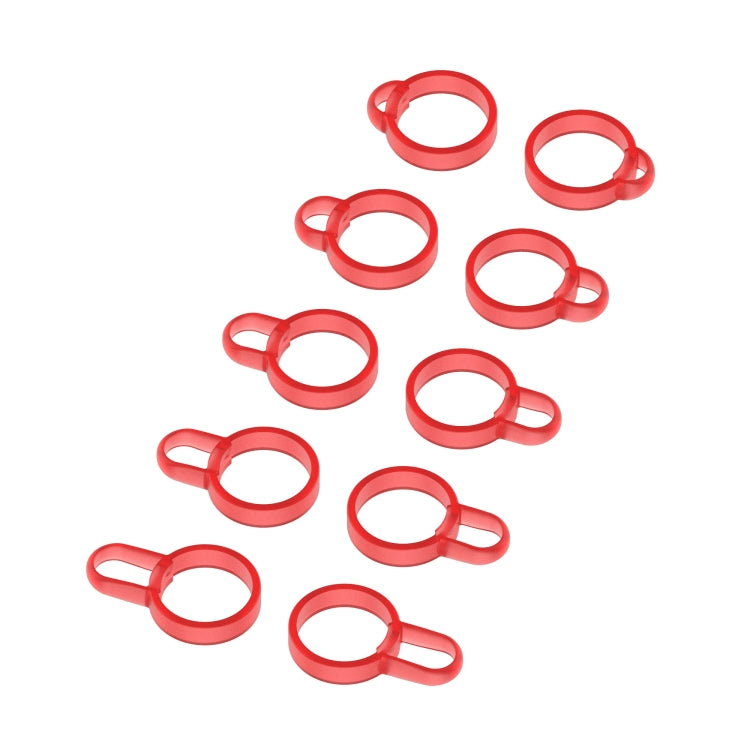 5 Pairs Non-Slip Silicone Earphone Ferrule Set for Sony LinkBuds Ear Cap (Red)