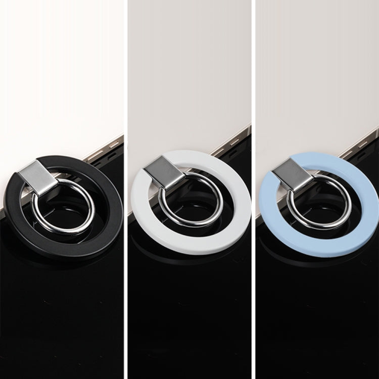 360 Degree Rotatable Magnetic Mobile Phone Ring Holder (Blue)