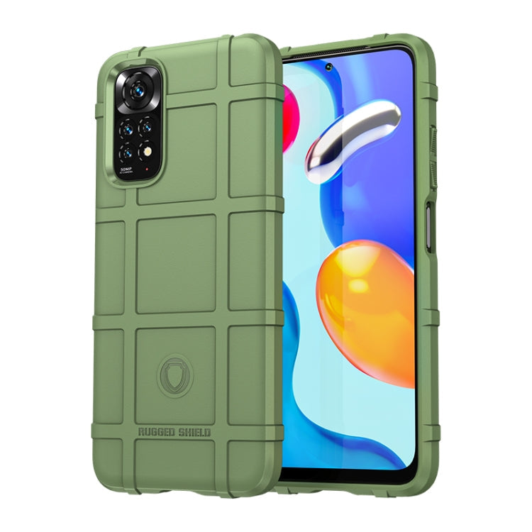 Green Shockproof TPU Case for Xiaomi Redmi Note 11/11S with Full Coverage Protection
