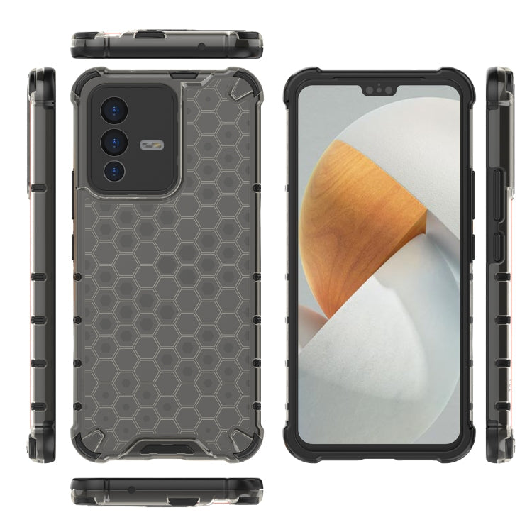 Sleek Black Shockproof Phone Case for vivo S12 / V23 5G