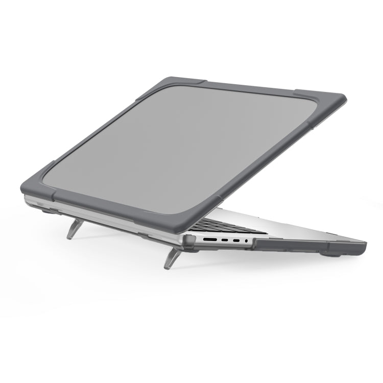 TPU + PC Anti-drop Protective Case for MacBook Pro 16.2 inch A2485 2021 (Grey)