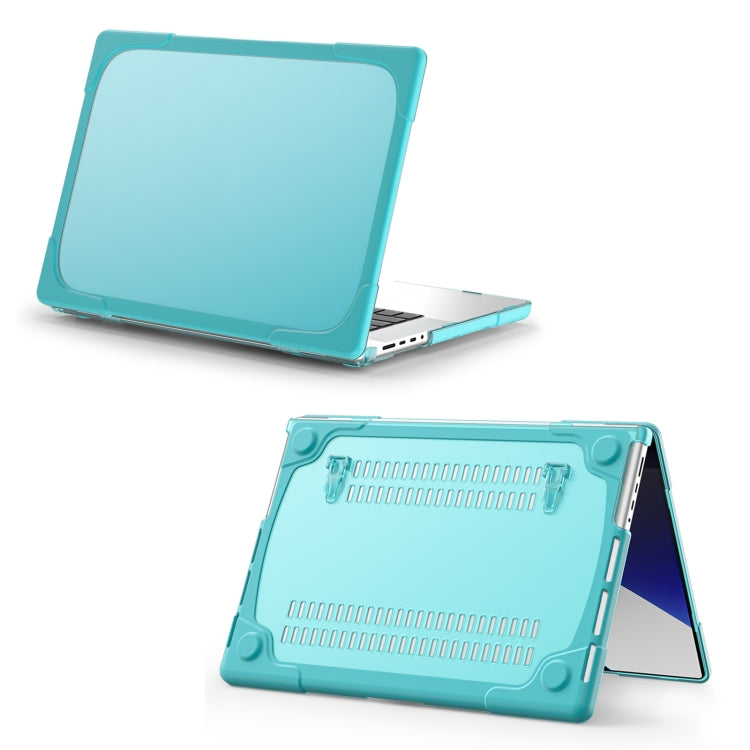 Anti-fall Laptop Protective Case for MacBook Pro 16.2 inch A2485 2021 in Light Blue