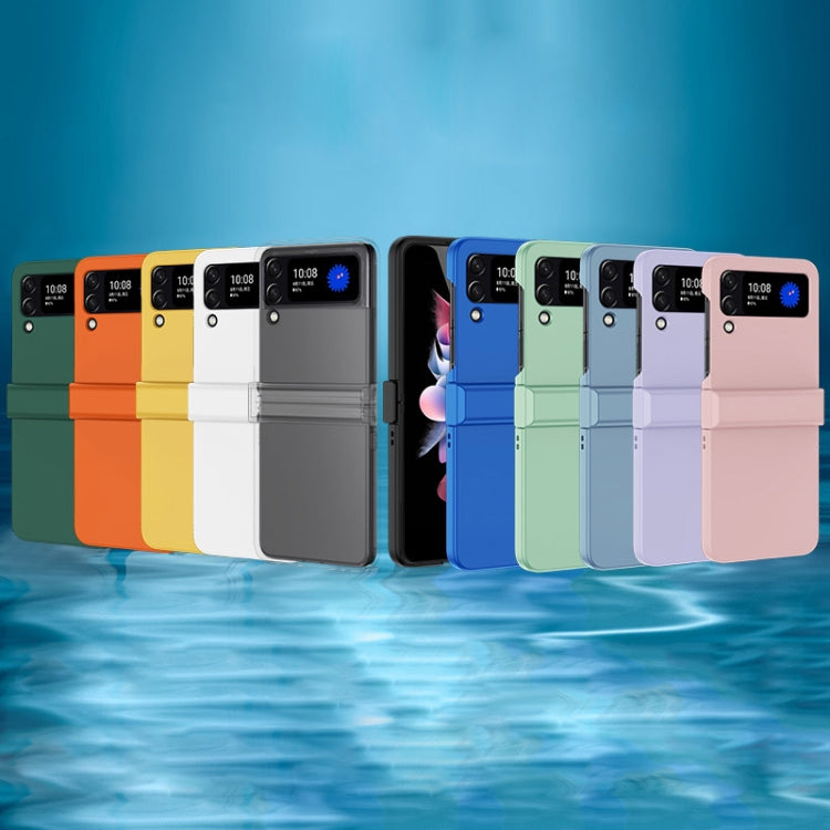 Black PC Skin Feel Folding Case for Samsung Galaxy Z Flip3 5G