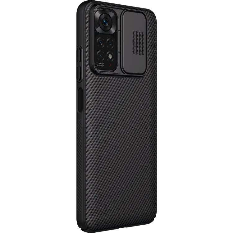 Black Mirror Series Camshield PC Phone Case for Xiaomi Redmi Note 11 4G Global