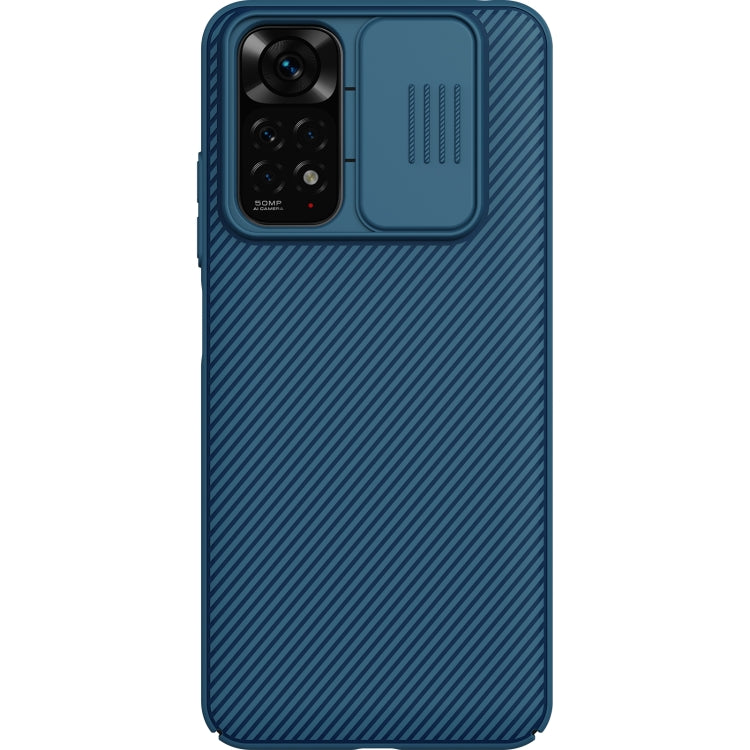 NILLKIN Black Mirror Series Camshield PC Phone Case for Xiaomi Redmi Note 11 4G Global (Blue)