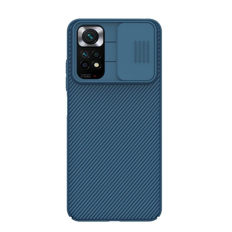 NILLKIN Blue Sliding Lens Cover Phone Case for Xiaomi Redmi Note 11S