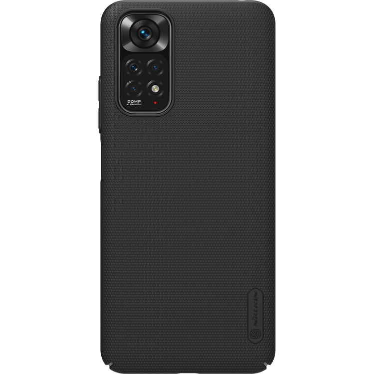 NILLKIN Black Frosted PC Phone Case for Xiaomi Redmi Note 11 4G Global