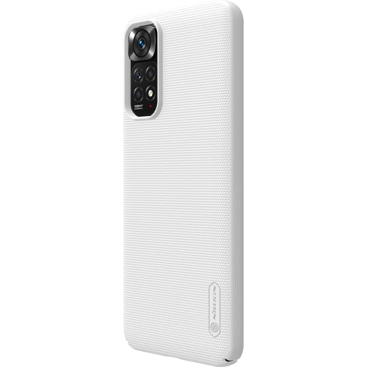 NILLKIN Frosted PC Phone Case for Xiaomi Redmi Note 11S (White)