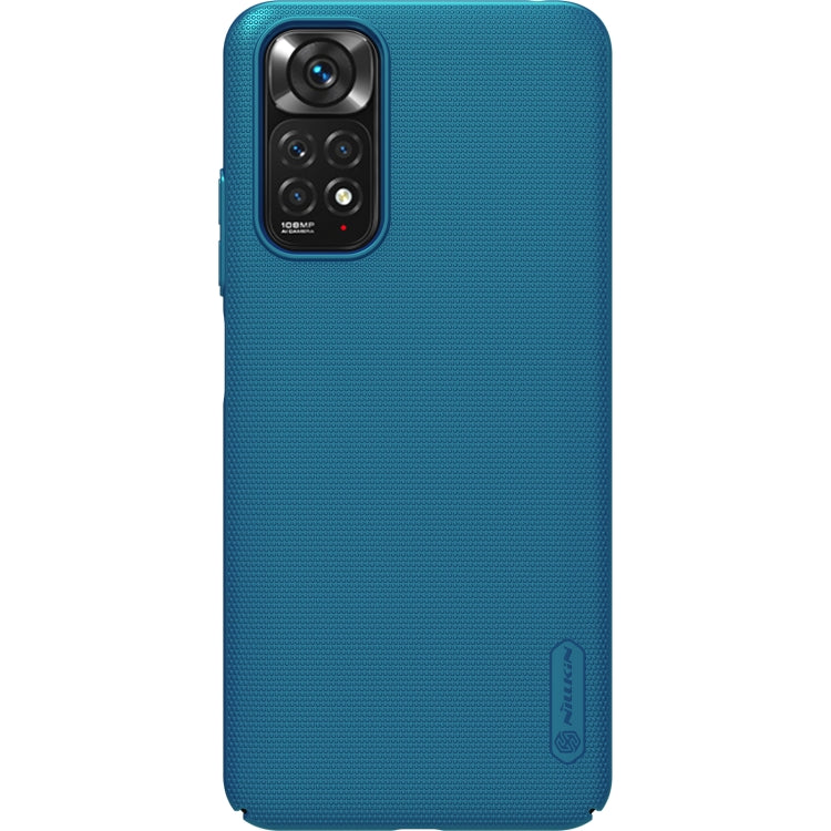 NILLKIN Frosted PC Phone Case for Xiaomi Redmi Note 11S (Blue)