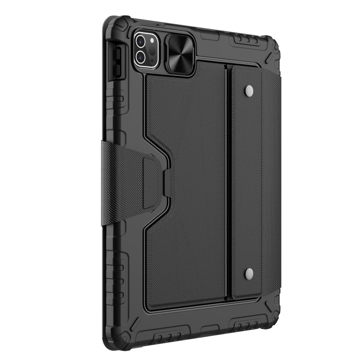 NILLKIN Bluetooth Touch Keyboard Smart Tablet Case for iPad Air 10.9 2020 / Air 4 / Air 5 / Pro 11 2020 / 2021 / 2022 - Black