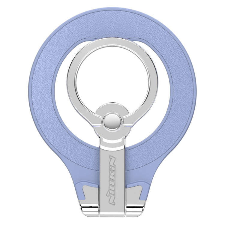 NILLKIN Purple Magnetic Ring Holder with Hidden Sticky Stand
