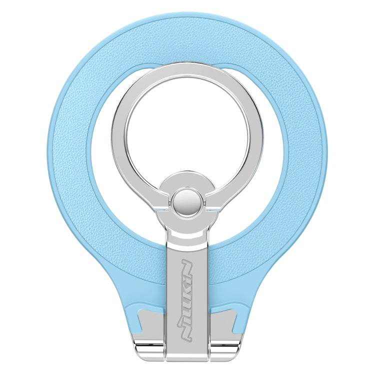 Blue Magnetic Ring Holder with Hidden Sticky Feature
