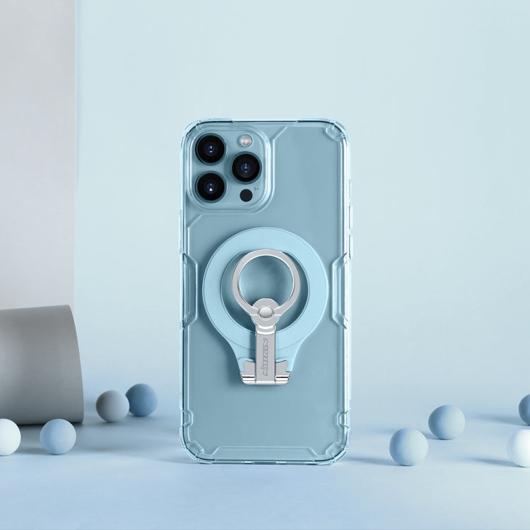 Blue Magnetic Ring Holder with Hidden Sticky Feature