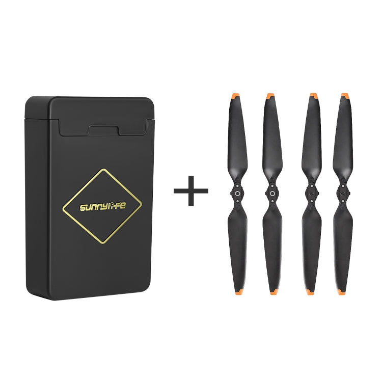Sunnylife M3-SN376 2 Pairs of Orange Propeller Blades + Storage Box for DJI Mavic 3