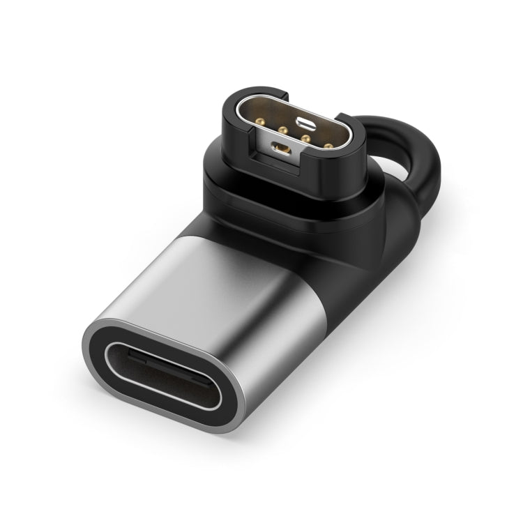 Garmin Type-C / USB-C Female Watch Charging Adapter in Grey
