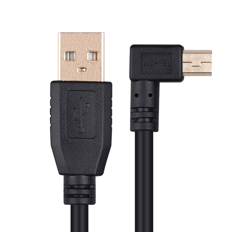 1.5m Elbow Mini 5 Pin to USB 2.0 Camera Extension Data Cable for High-Speed Photo Transfer
