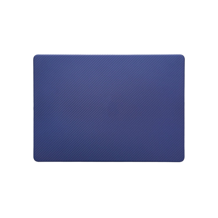 Peony Blue Carbon Fiber Textured Protective Case for MacBook Pro 13.3 inch A1706 / A1708 / A1989 / A2159 / A2338