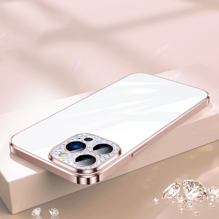 SULADA Pink Diamond Lens Protector Case for iPhone 13 Pro
