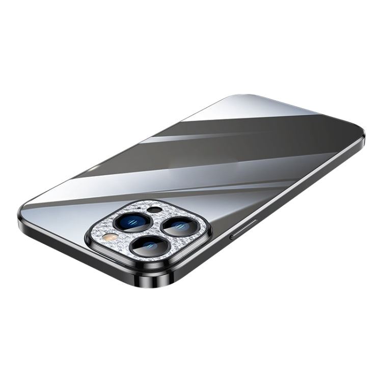 SULADA Black Diamond Lens Protector Plated Frosted Case for iPhone 11