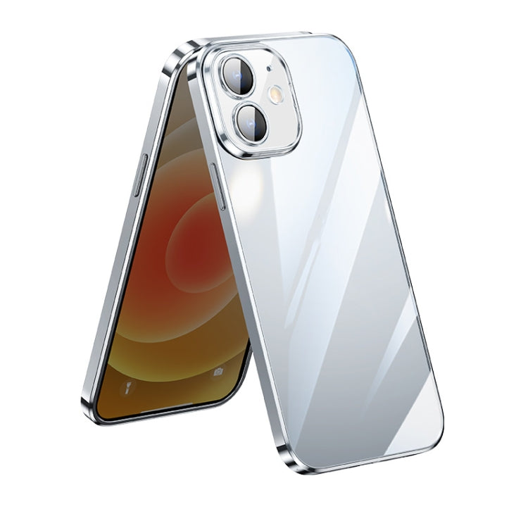 SULADA Lens Protector Plated Clear Case for iPhone 11 (Silver)