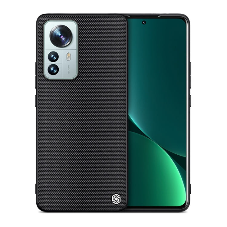 NILLKIN Texture Pro PC + TPU Camshield Phone Case for Xiaomi 12 Pro (Black)