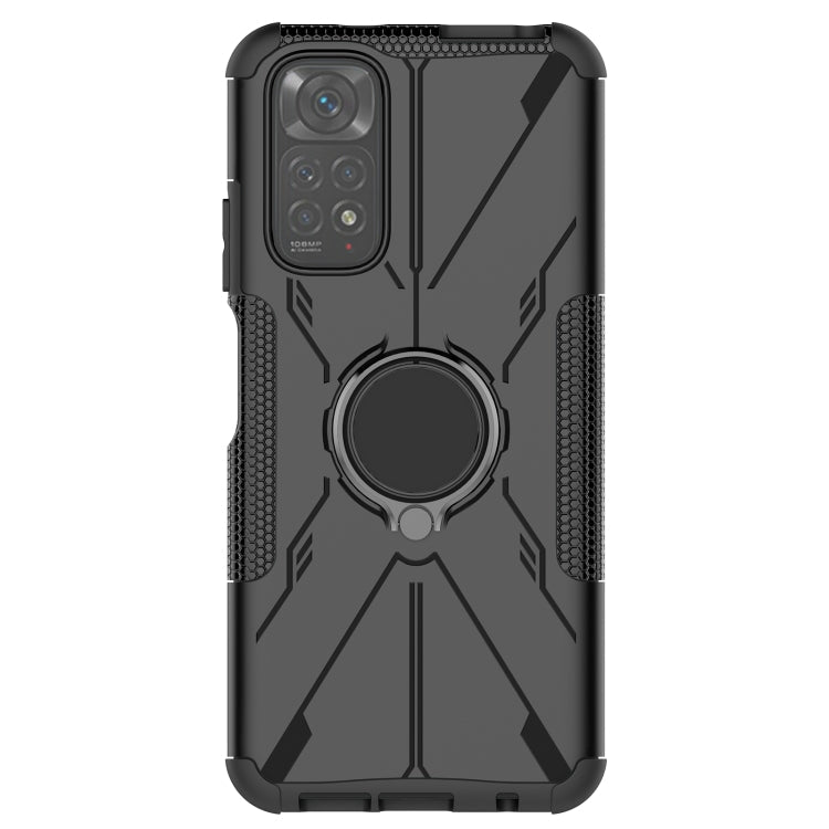 Shockproof Black Phone Case for Xiaomi Redmi Note 11/11S 4G Global