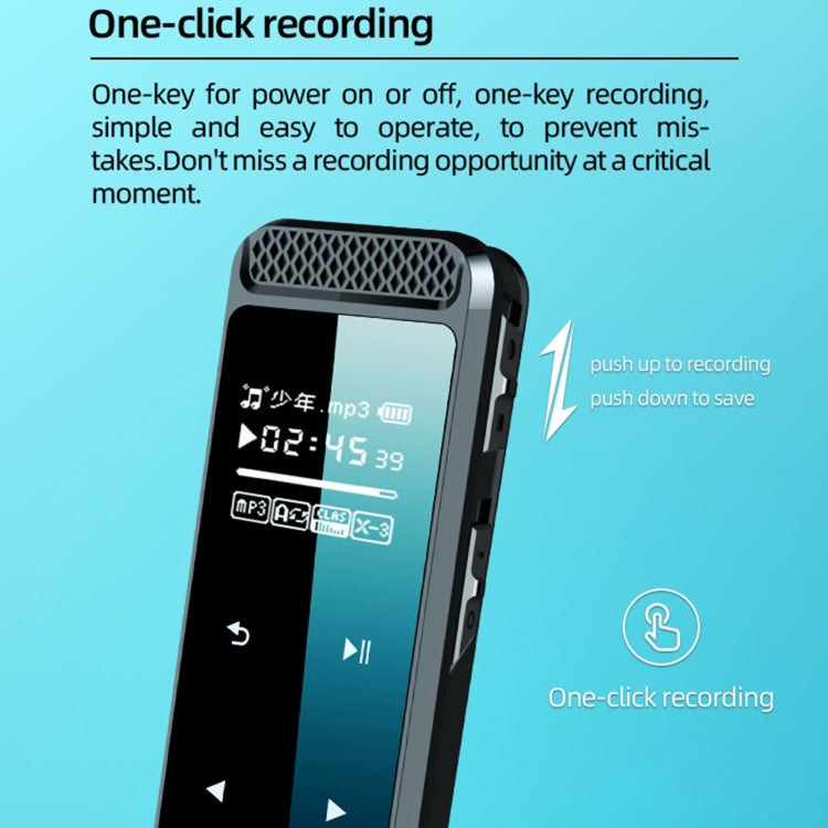 Compact Q55 Smart HD Recording Pen with 8GB Capacity (Black)