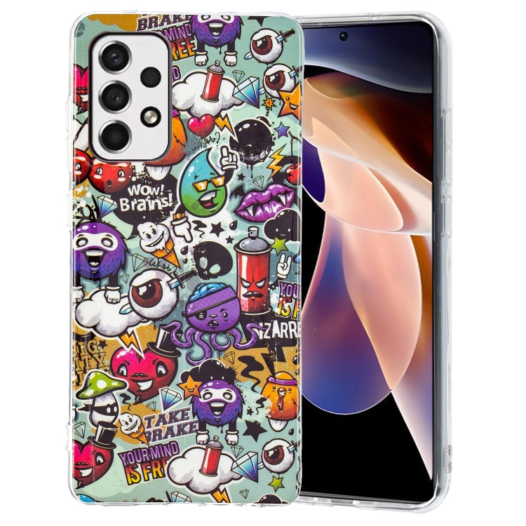 Luminous Graffiti Protective Phone Case for Samsung Galaxy A33 5G