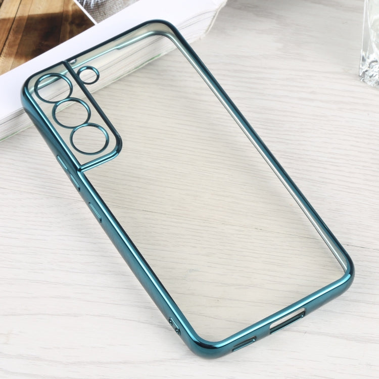 SULADA Green Elastic Silicone Edge + TPU Phone Case for Samsung Galaxy S22 5G