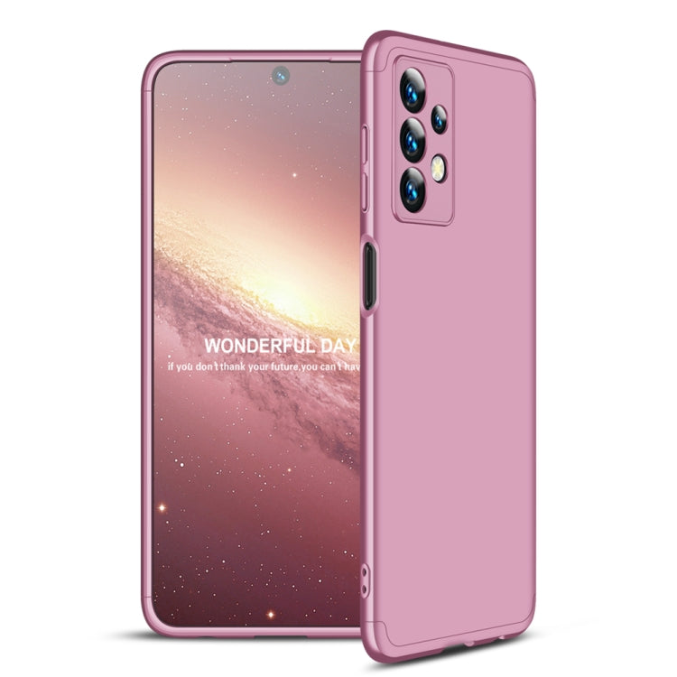 GKK Rose Gold Three Stage Splicing PC Phone Case for Samsung Galaxy A23