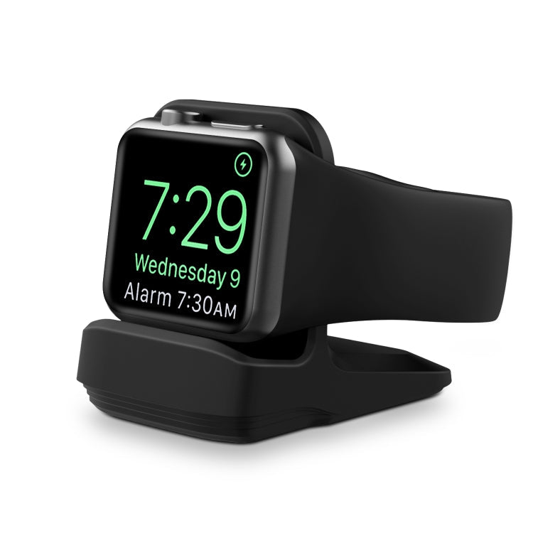 Silicone Charging Holder for Apple Watch(Black)