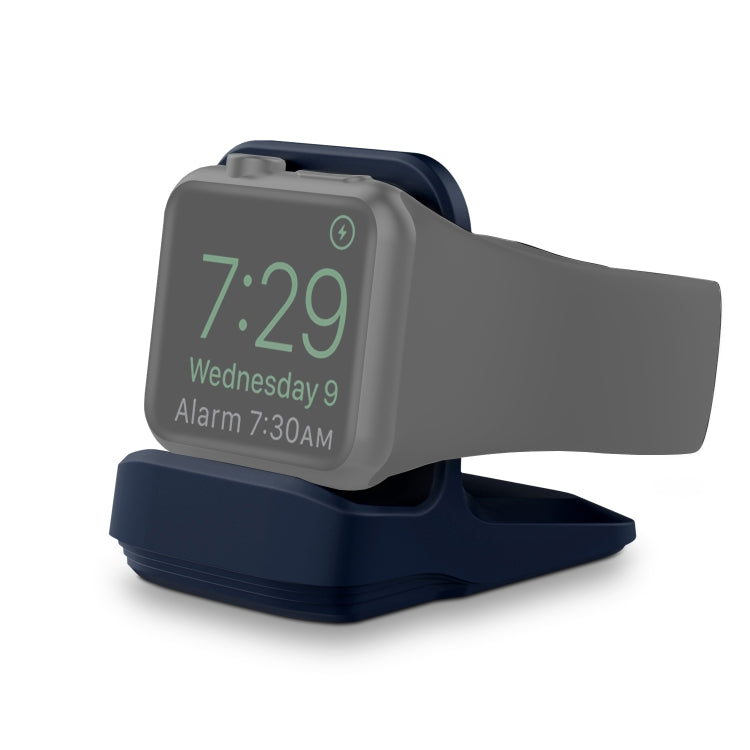 Silicone Charging Holder for Apple Watch(Midnight Blue)