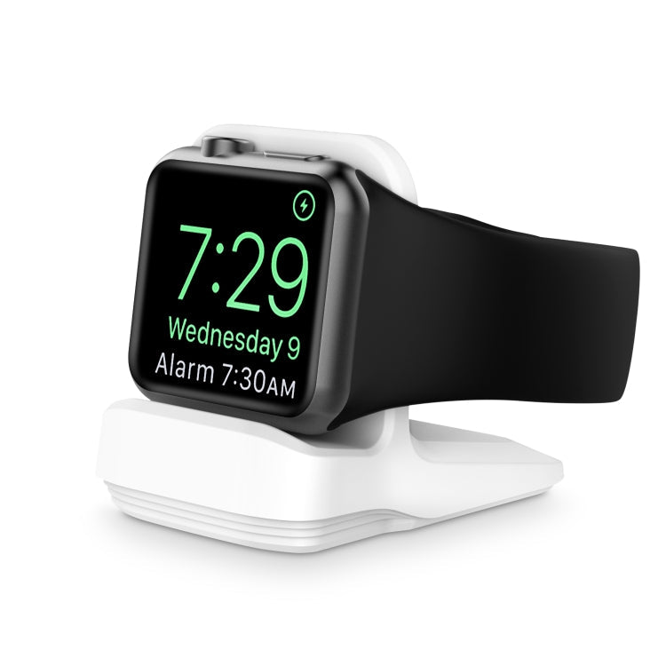 Silicone Charging Holder for Apple Watch(White)