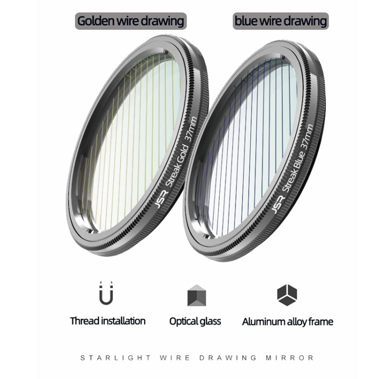 JSR Starlight Drawing Camera Lens Filter 86mm Streak Gold