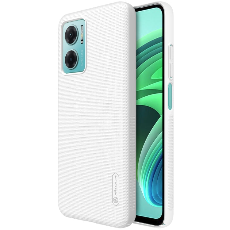 NILLKIN Frosted PC Phone Case for Xiaomi Redmi Note 11E / Redmi 10 5G (White)