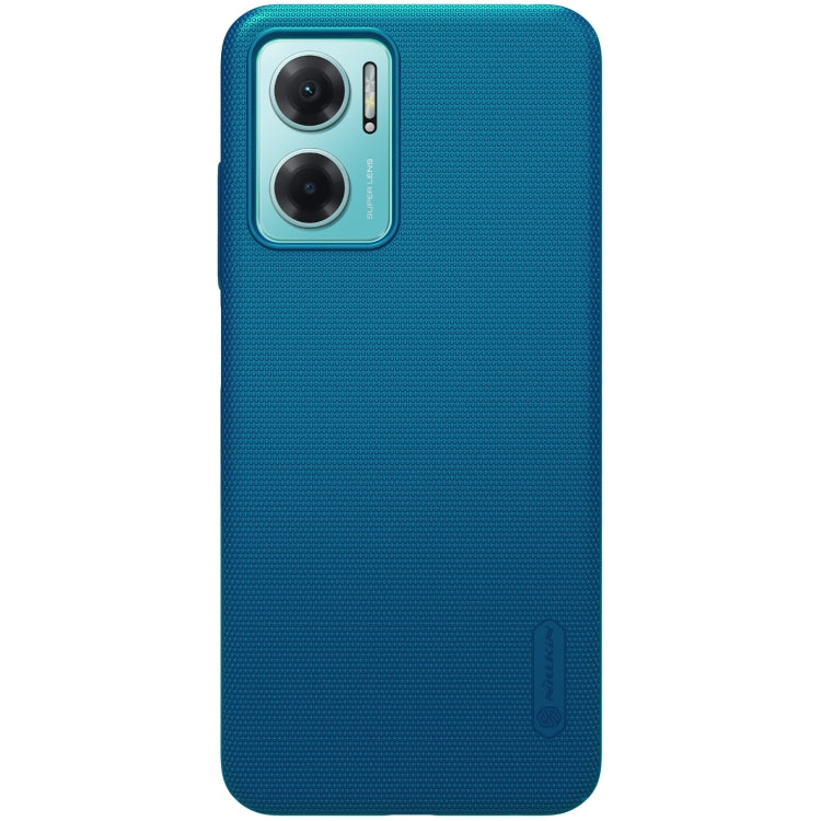NILLKIN Frosted PC Phone Case for Xiaomi Redmi Note 11E/Redmi 10 5G (Blue)