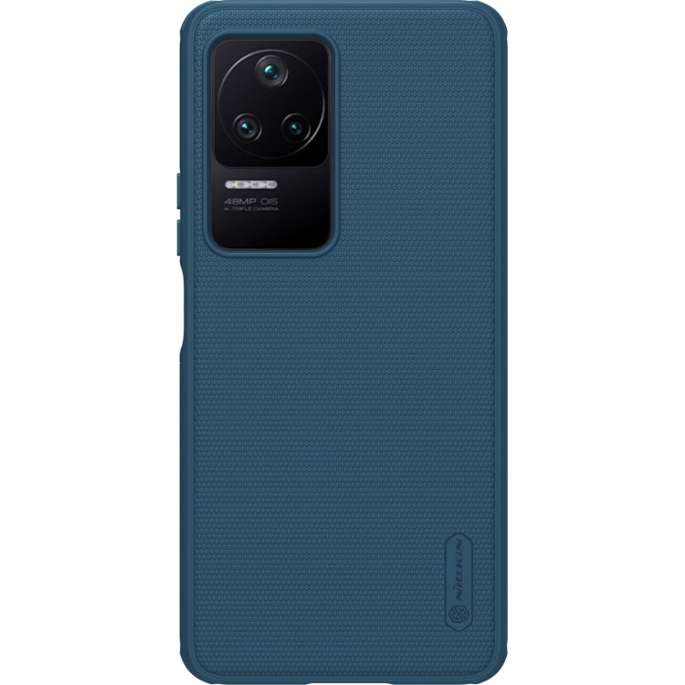 NILLKIN Frosted Shield Pro PC + TPU Phone Case for Xiaomi Redmi K40S (Blue)