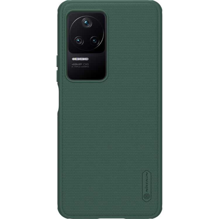 NILLKIN Frosted Shield Pro PC + TPU Phone Case for Xiaomi Redmi K40S (Green)