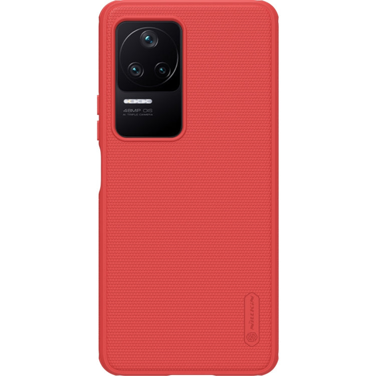 NILLKIN Frosted Shield Pro PC + TPU Phone Case for Xiaomi Redmi K50 / K50 Pro (Red)