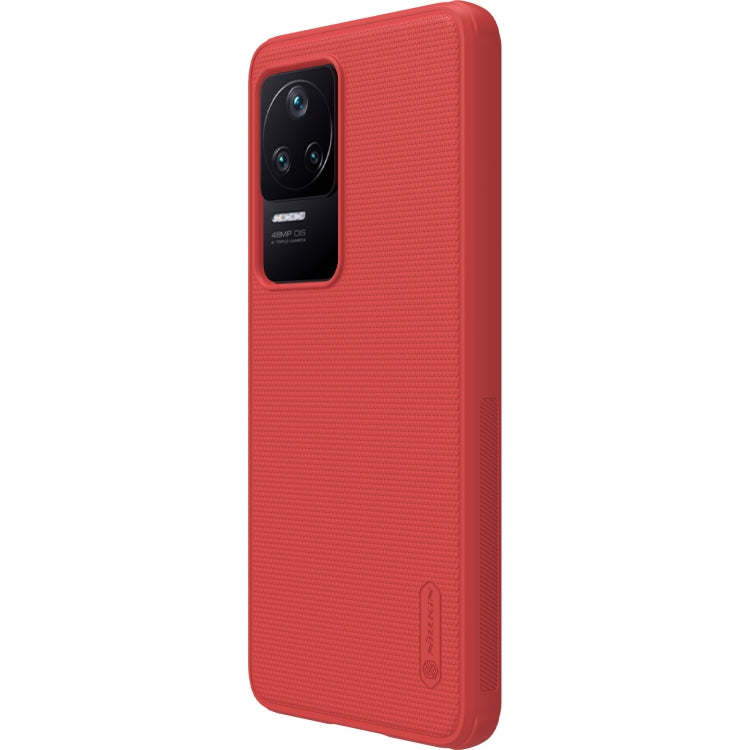 NILLKIN Frosted Shield Pro PC + TPU Phone Case for Xiaomi Redmi K50 / K50 Pro (Red)