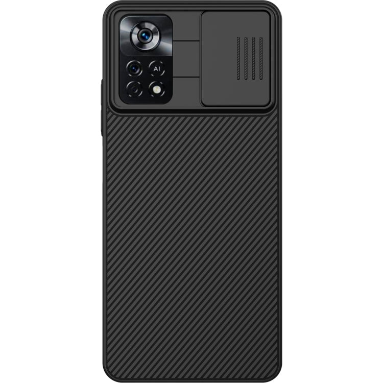 NILLKIN Black Mirror Series Camshield PC Phone Case for Xiaomi Poco X4 Pro 5G in Black Color