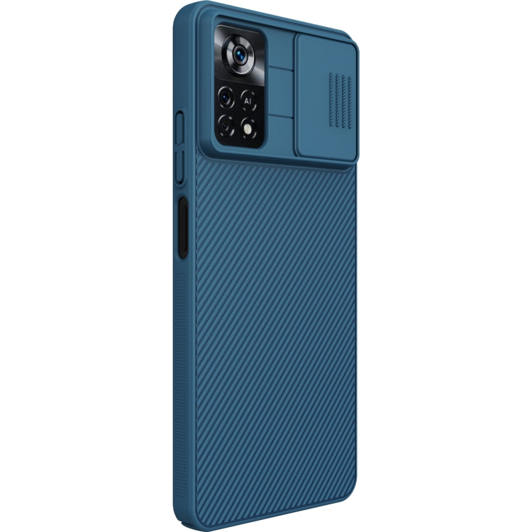 NILLKIN Black Mirror Series Camshield PC Phone Case for Xiaomi Poco X4 Pro 5G (Blue)