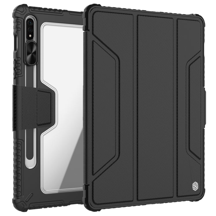 NILLKIN Bumper Pro Camshield Leather Case for Samsung Galaxy Tab S8 (Black)